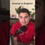 Arsenal vs Brighton half reaction #arsenal #brighton #mitoma #saka