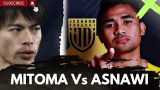 Duel MITOMA Vs ASNAWI di Piala Asia 2023Qatar #viral #trending #pssi #timnasindonesia #fyp #asnawi