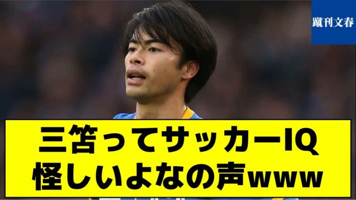 【本当に対策されて何もできていないのか？】三笘ってサッカーIQ怪しいよなの声www