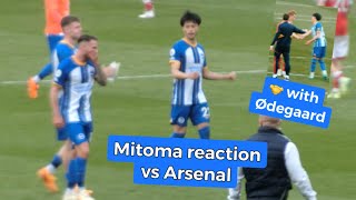 Mitoma pleased following Brighton 3:0 win against Arsenal at Emirates stadium 三笘薫 アーセナル vs ブライトン