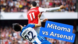 Mitoma vs Arsenal 三笘薫 ブライトン vs アーセナル