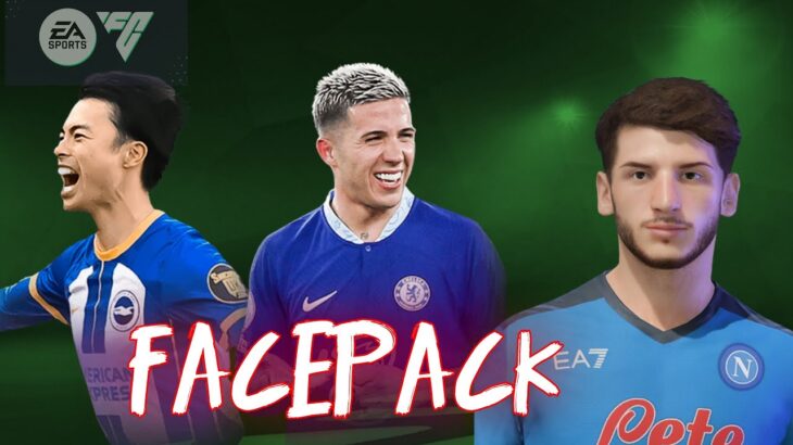 Release facepack Kvaratskhelia , Mitoma, Enzo, fifa 23 mod fifa 16 android mobile