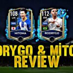 TOTS 2023 PLAYER REVIEWS RODRYGO 112 RW AND MITOMA 108 LM (FIFA MOBILE 2023)