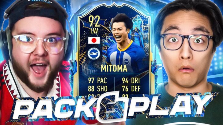 TOTS Kaoru Mitoma Pack & Play!!!