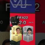 Take Kubo vs Kaoru Mitoma【FIFA OVR Compilation】久保建英vs三笘薫