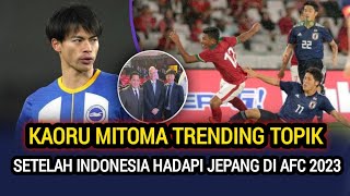 bersinar diluar negeri! Kaoru Mitoma Trending Topic Setelah Indonesia Hadapi Jepang di AFC 2023