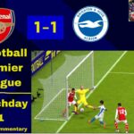 Mitoma goal scares Gunners to a draw 🤩| Arsenal 1-1 Brighton | eFootball Premier League | Late 😱