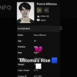 The rise of Mitoma #japan Japan #fm23 #shorts