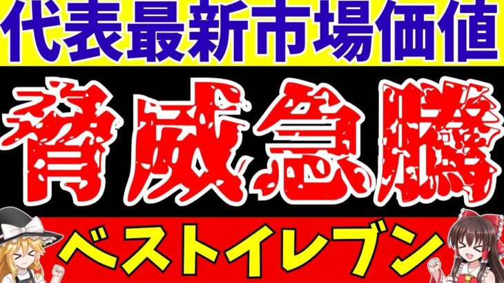 【サッカー日本代表】久保と三笘はどうなった!?最新市場価値ベストイレブン!!【ゆっくり解説】