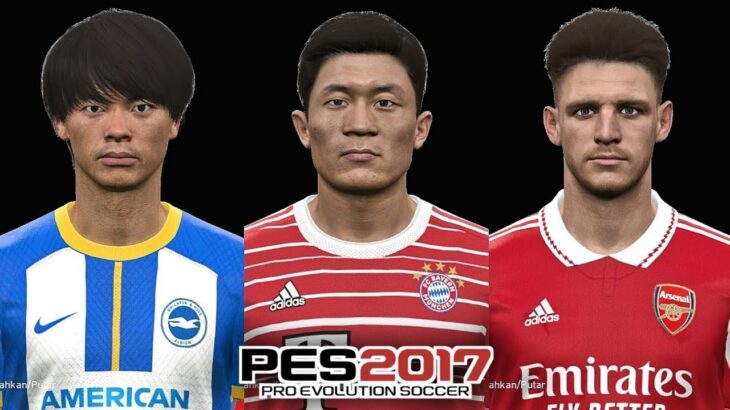 PES 2017 | NEW FACE UPDATE 2023 | K. MITOMA | K. MIN-JAE | D. RICE | FREE DOWNLOAD