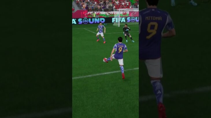 🇯🇵三笘薫⚽ #shorts #fifa23 #三笘 #football #soccer #skill #games #gaming #サッカー日本代表 #mitoma