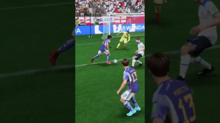 🇯🇵三笘薫⚽ #shorts #fifa23 #三笘 #football #soccer #skill #games #gaming #サッカー日本代表 #mitoma