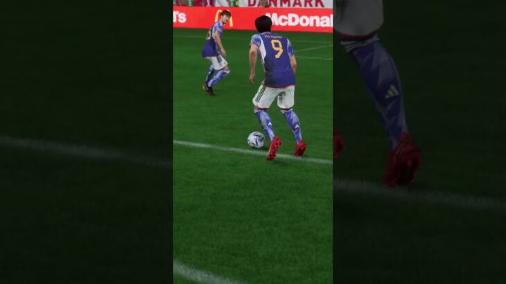 🇯🇵三笘薫⚽ #shorts #fifa23 #三笘 #football #soccer #skill #games #gaming #サッカー日本代表 #mitoma