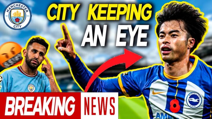 BREAKING NEWS! – Manchester City eye Brighton star Kaoru Mitoma