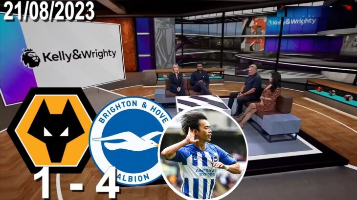 Kelly & Wrighty Show Wolves vs Brighton Analysis, Kaoru Mitoma and Roberto De Zerbi tactics