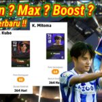 Max level K. Mitoma, T. Kubo & T. Minamino standar terbaru || efootball 2023 mobile