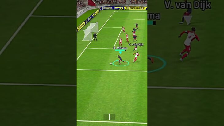 Mitoma VS Van Dijk 👑 || Efootball 23 Mobile || #shorts #efootball #efootball2023 #pes