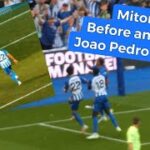 Mitoma cam on Joao Pedro penalty vs Luton 三笘薫 アシスト ブライトン vs ルートンタウン