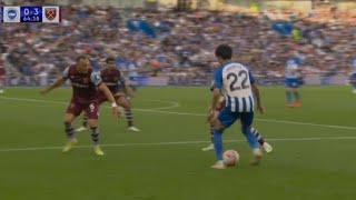 Mitoma insane dribbling vs West Ham