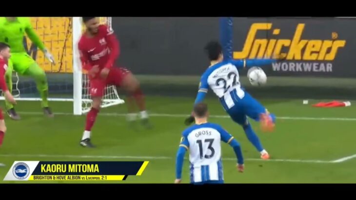 TOP GOAL…KAORU MITOMA – (goal slow motion)