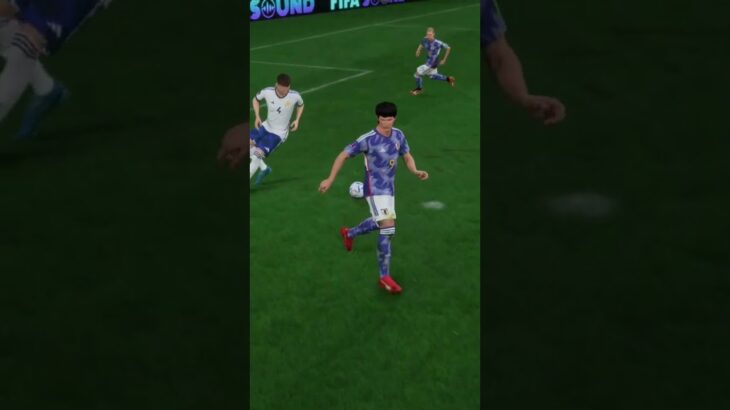 🇯🇵三笘薫⚽ #shorts #fifa23 #三笘 #football #soccer #skill #games #gaming #サッカー日本代表 #mitoma