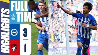 Brighton vs Bournemouth (3-1) Highlights & Mitoma Goal | English Premier League 2023