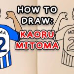 How to draw and colour! KAORU MITOMA (step by step drawing tutorial)