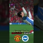 KAORU MITOMA SCORES! Manchester United vs Brighton