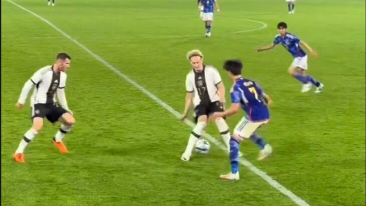 Kaoru Mitoma Crazy skill vs Germany!!🇯🇵😱⚽三笘 薫