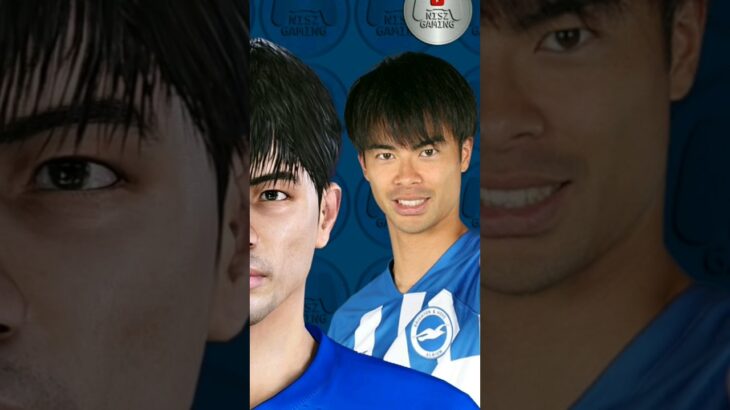 Kaoru Mitoma Face PES 21 PES 20 Brighton and Hove Albion | shorts video | NISZ Gaming