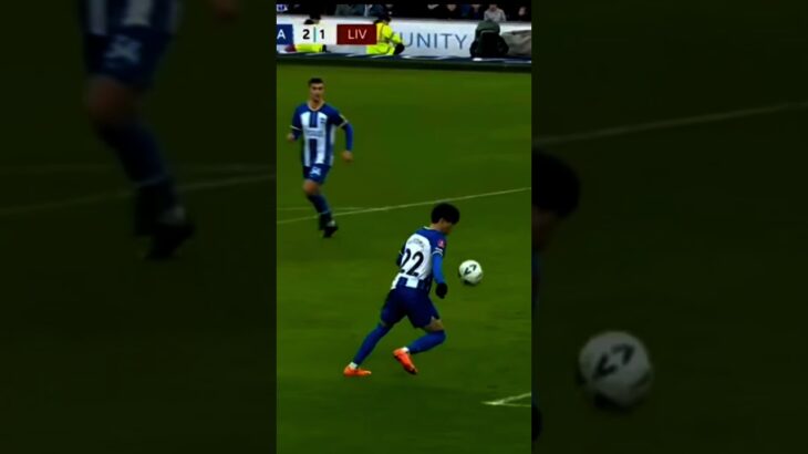 Mitoma Late Goal Vs Liverpool #edit #footballshorts #goals #viral #footballedits #football #shorts