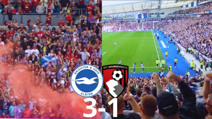 SUPER sub MITOMA scores DOUBLE in comeback win! | Brighton 3-1 Bournemouth | MATCHDAY VLOG BRIGHTON