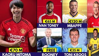 ALL LATEST TRANSFER NEWS FOR JANUARY,MITOMA, GNABRY, DE LIGHT TO MANCHESTER UNITED MBAPPE TO MADRID🔥