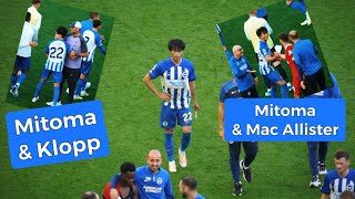 Brighton vs Liverpool Mitoma post match cam 三笘薫 ブライトン vs リヴァプール