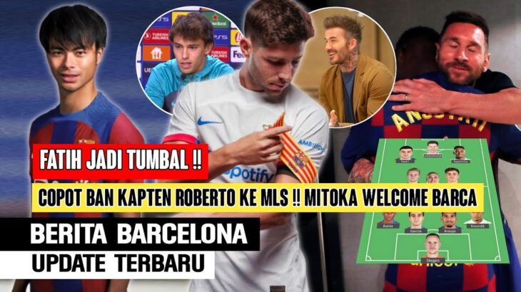 Copot Ban Kapten !! Roberto Berlabuh Ke Miami🤝Mitoma Barter Ansu✅Beckham Buka Suara Langsung 🗣️