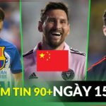 ĐIỂM TIN 15/10 | MESSI XÁC NHẬN ĐẾN TRUNG QUỐC; COURTOIS CÂN NHẮC GIÃ TỪ ĐTQG; BARCA TIẾN GẦN MITOMA