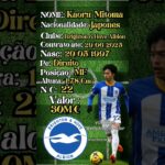 Japonês: Kaoru Mitoma, jogador do Brigton & Hove Albion / Cartel atualizado – 29/10/2023 #shorts