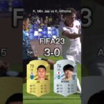 Kim Min Jae vs Kaoru Mitoma【FIFA OVR Compilation】キムミンジェvs三笘薫