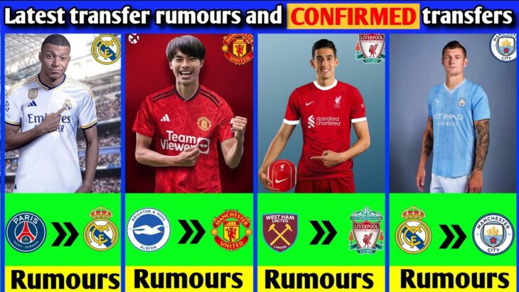 🚨 MBAPPÉ TO MADRID ✅ANDRÉ TO LIVERPOOL ✅ MITOMA,AGUERD, ALL LATEST TRANSFER NEWS ➡️ January 2024🔥