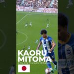 Mitoma Winger Brighton dari Jepang yang akan menjadi lawan Indonesia di PIala Asia 2024  #shorts