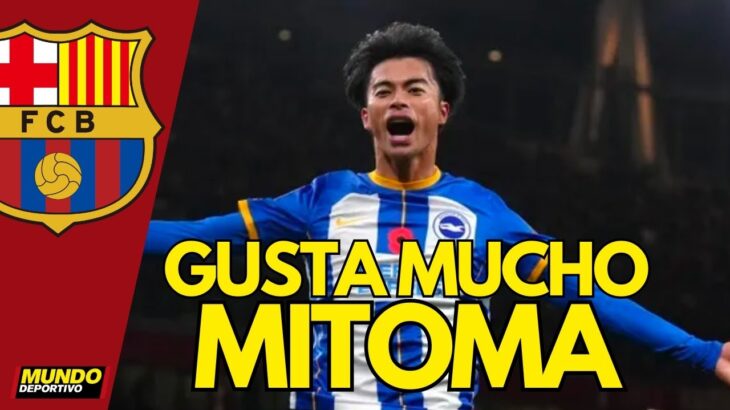 Mitoma, el extremo japonés del Brighton es uno de los jugadores que más seduce al staff azulgrana