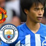 Vigogo wawili kutoka uingereza, Manchester City na United wanamtaka mchezaji Mitoma kutoka Brighton