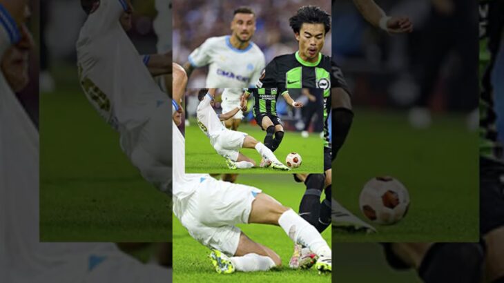 欧州サッカー ブライトン三笘薫がマルセイユ戦でアシスト various viral #shorts #japan #japansports #football