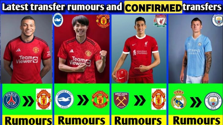 ALL CONFIRMED TRANSFER RUMORS FOR JANUARY MBAPPE MITOMA,GNABRY,COMAN TO MANCHESTER UNITED KROOS CITY