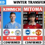 ALL CONFIRMED TRANSFERS AND RUMOURS WINTER 2024.SALAH TO AL ITTIHAD, MITOMA TO MANCHESTER UNITED.