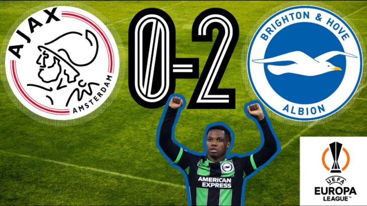 Ajax 0-2 Brighton #ajax #ajaxamsterdam #brighton #ligaeuropy #europaleague #ansufati #mitoma