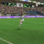 EA SPORTS FC24 三笘のクロスから久保の神トラップからのボレーシュート(リプレイBGMなし)