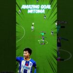 Incredible! Watch Kaoru Mitoma Score An Unbelievable Goal In Efootball 2024! 🙀🤯 #efootball2024