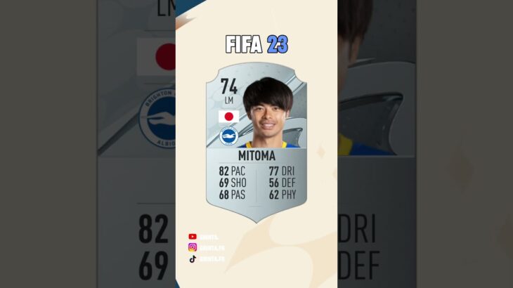 L’évolution FIFA de Kaoru Mitoma !