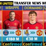 MANCHESTER UNITED LATEST TRANSFER NEWS WINTER 2024~HERE WE GO🔥MBAPPE,MITOMA,LEAO,DE LIGHT